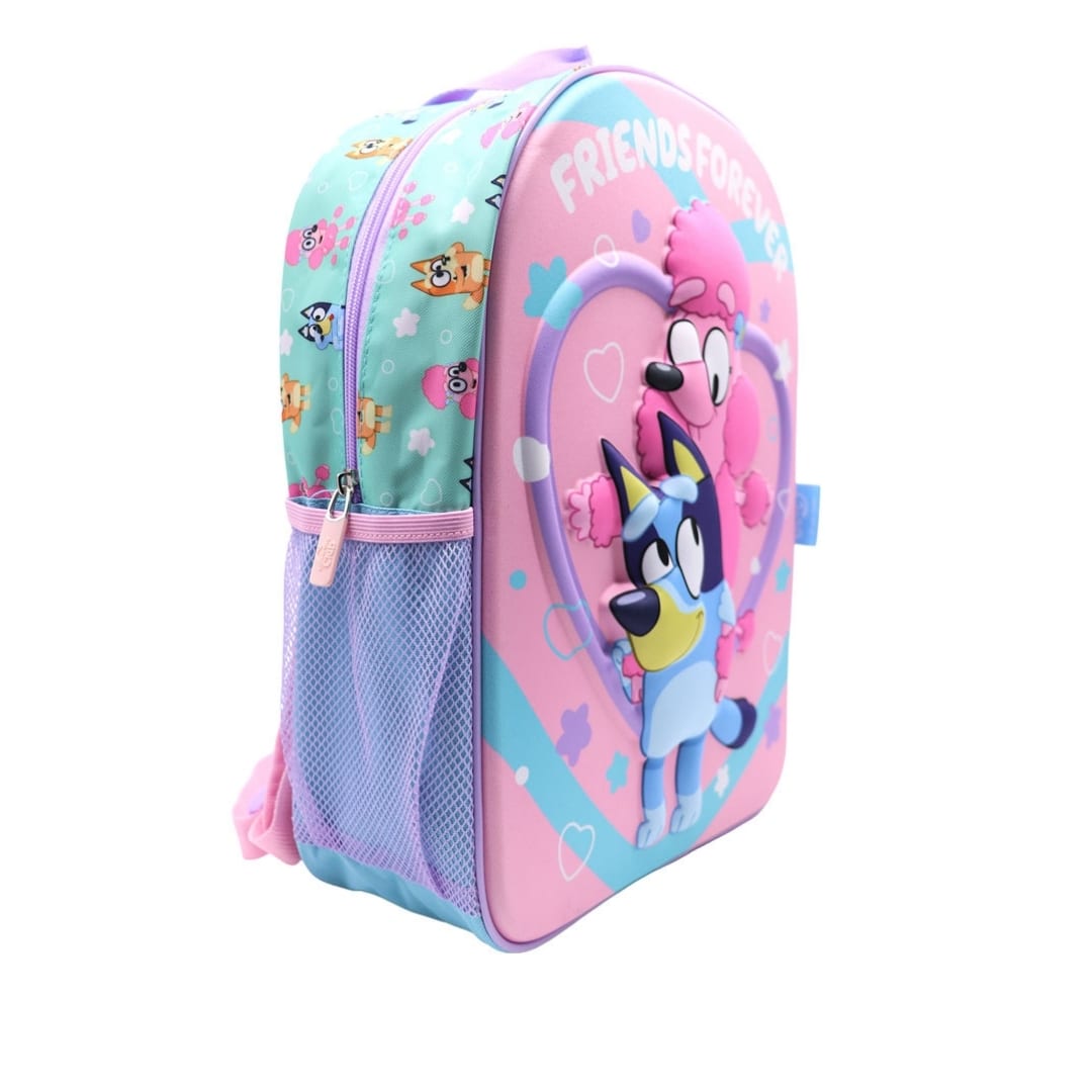 Pack Escolar Mochila Bluey Lila Nido2