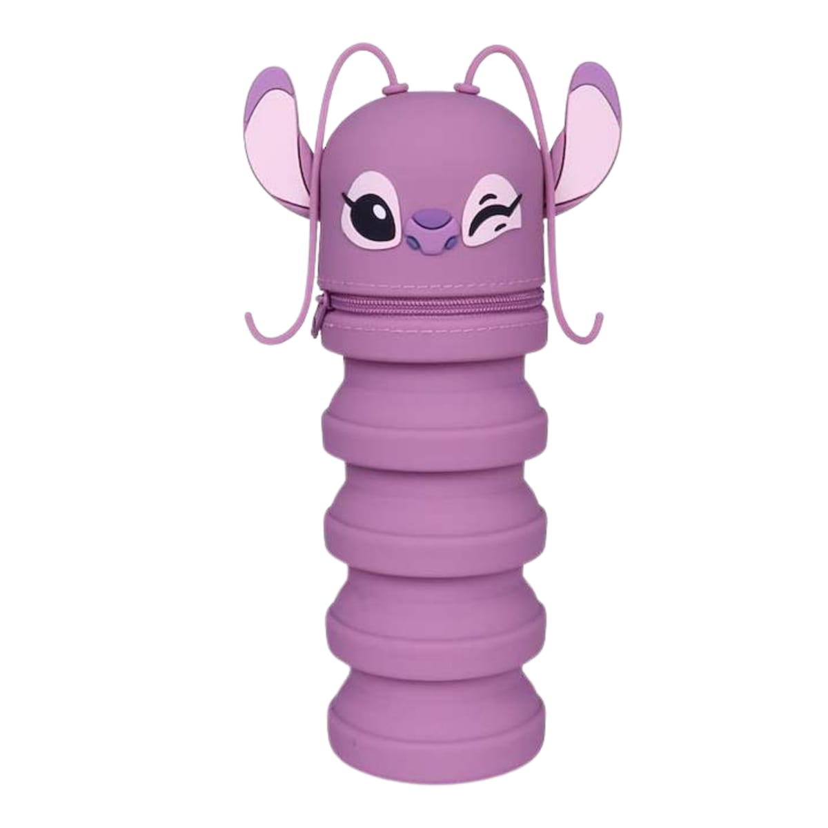 Cartuchera Plegable Silicona Artesco Stitch Angel2