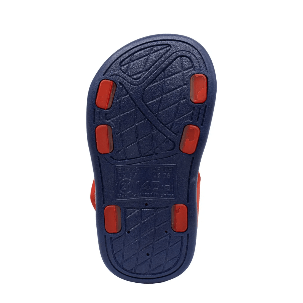 Sandalias Niño Playera Spiderman Negro Rojo5
