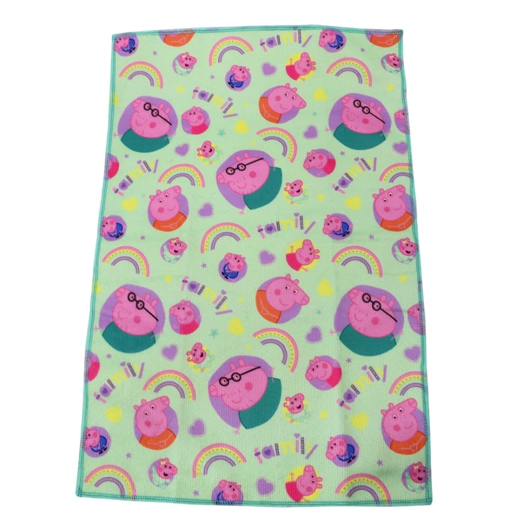 Set de Toallas Escolar x2 Peppa Pig 28x36cm2