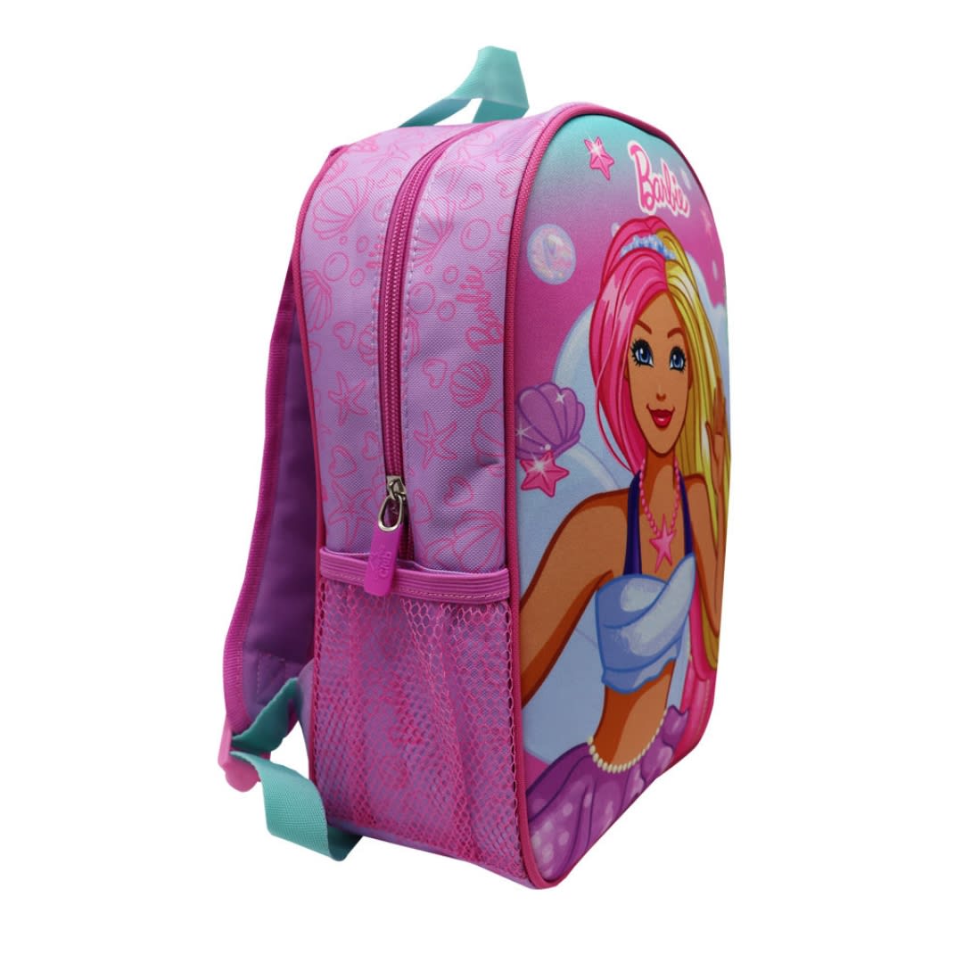 Pack Escolar Mochila y lonchera Barbie Sirena Nido2