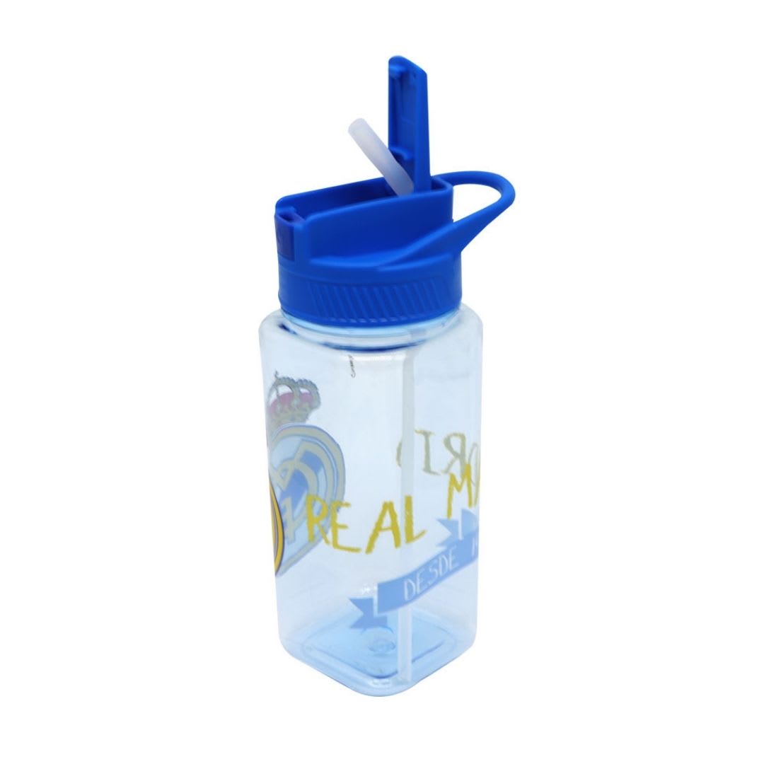 Tomatodo Escolar Botella Con Cañita Real Madrid Futbol 500 ML4