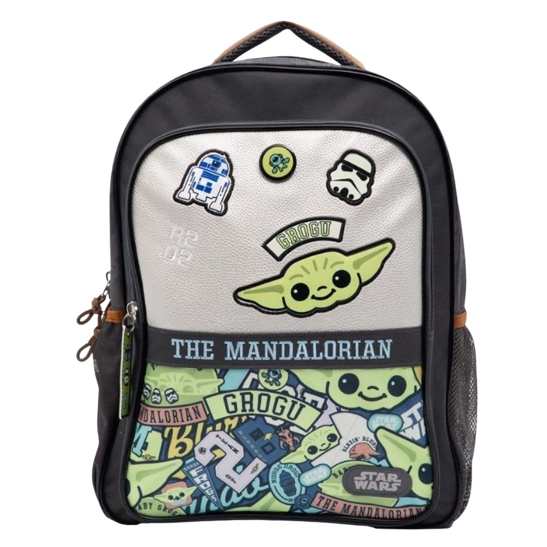 Mochila Oficio + Lonchera + Cartuchera Star Wars Baby Yoda2