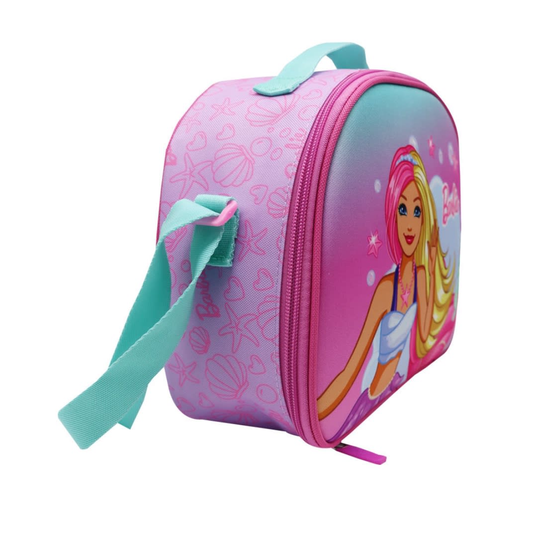 Pack Escolar Mochila y lonchera Barbie Sirena Nido4