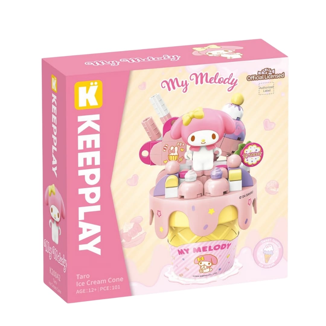 Keeppley Sanrio My Melody - Set Armable Cono Crujiente Sabor Taro3