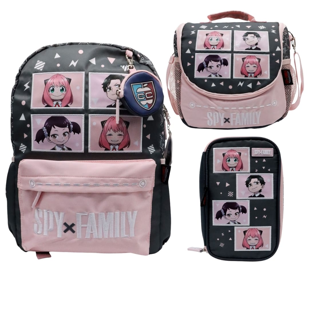 Pack Escolar Mochila Spy x Family Anime Oficio 0
