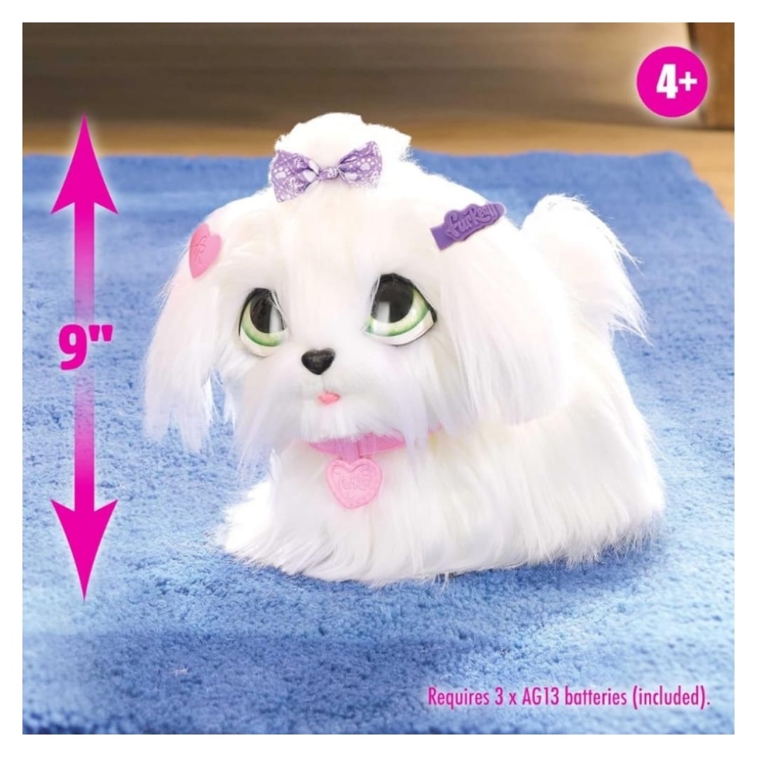Peluche Interactivo Juguete Furreal Gogo Puppy Perrita con sonidos y movimiento 25 cm3