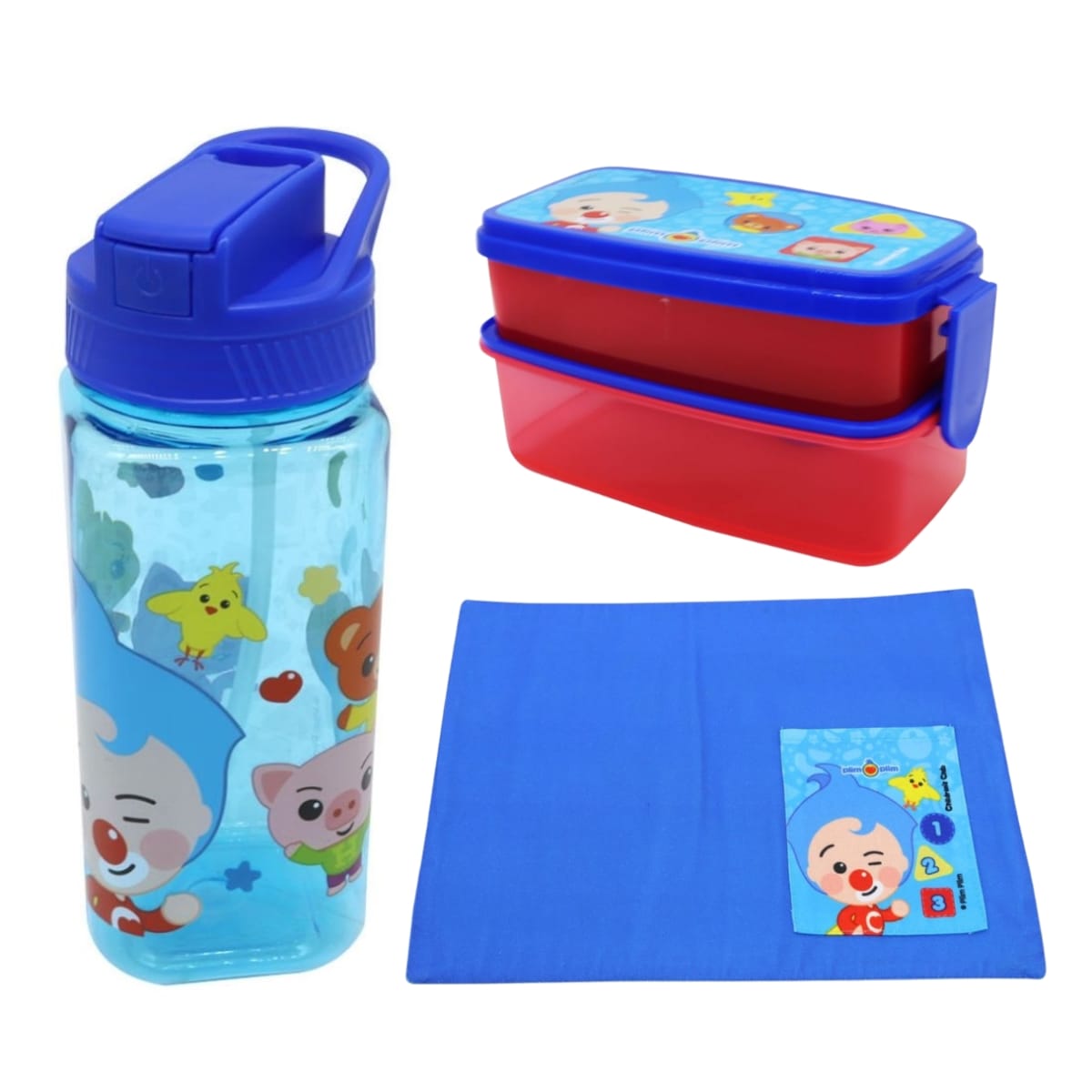 Pack Escolar Plim Plim Tomatodo 500ml + Taper 2 Niveles 510ml + Individual 0