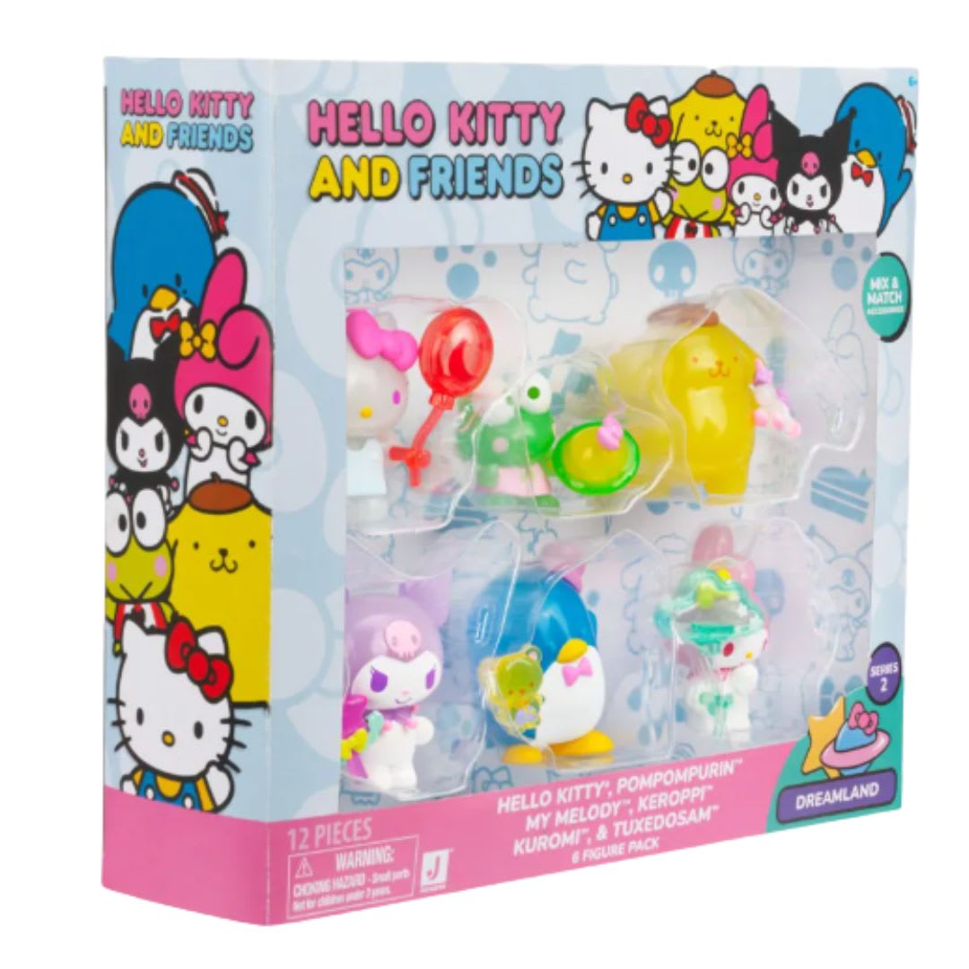 Pack x 6 figuras Hello Kitty y Sus Amigos5