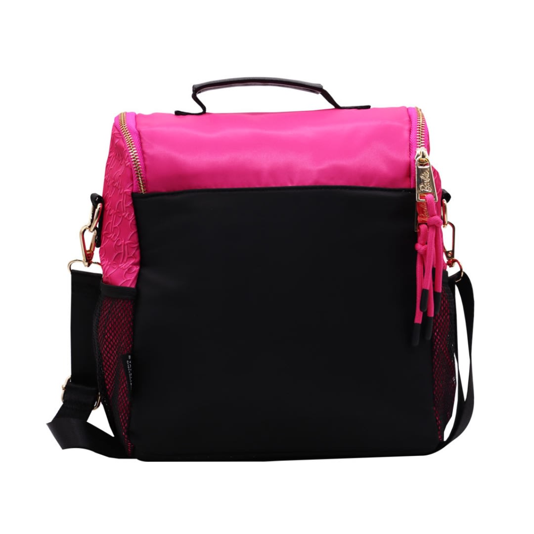Pack Escolar Maleta Barbie Fucsia y Negro Oficio5