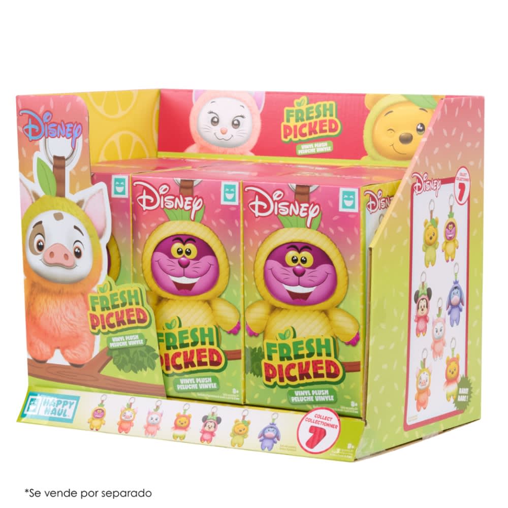 Llavero Peluche Coleccionable Sorpresa Charm Disney y sus personajes3