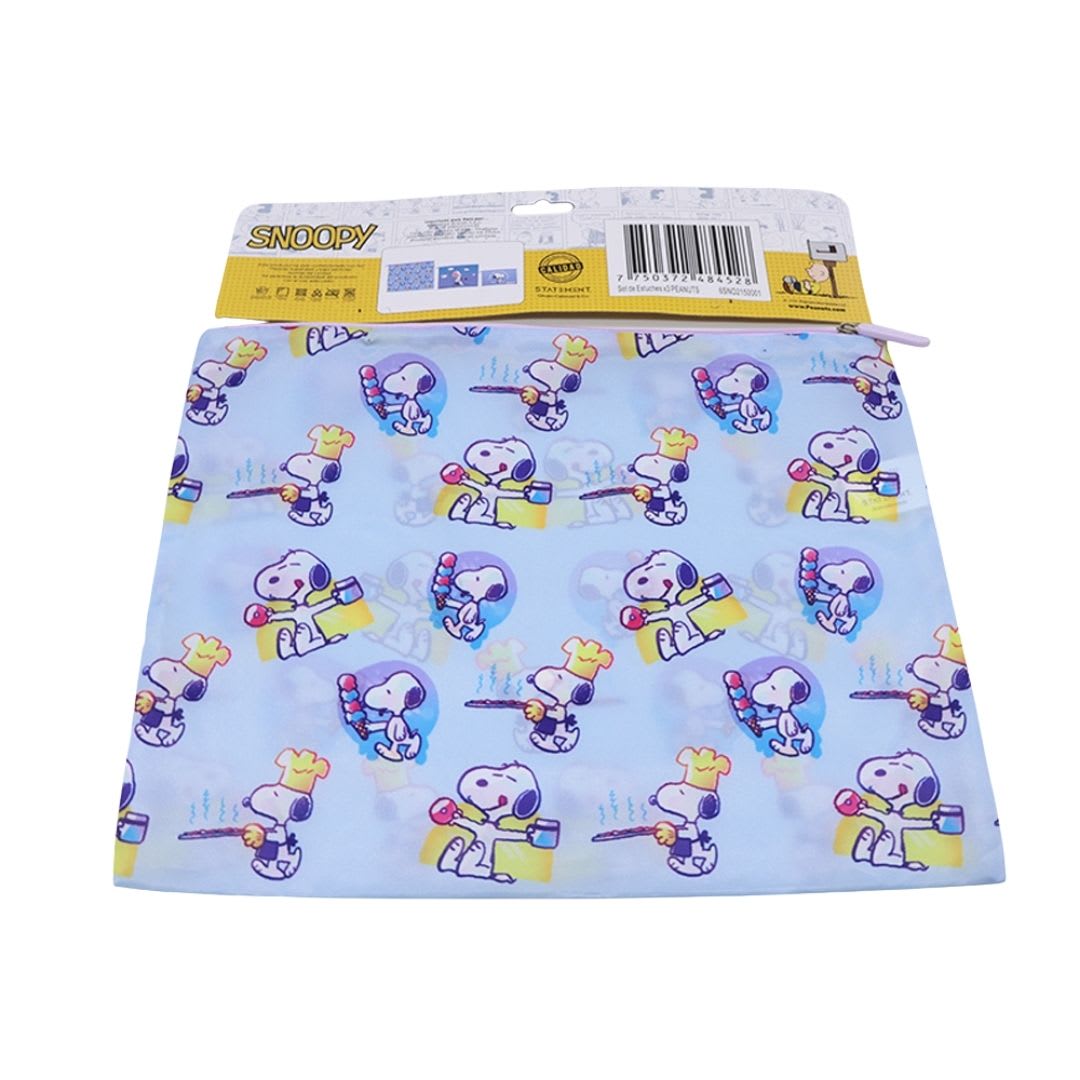 Set de Estuches x3 Snoopy Lila3