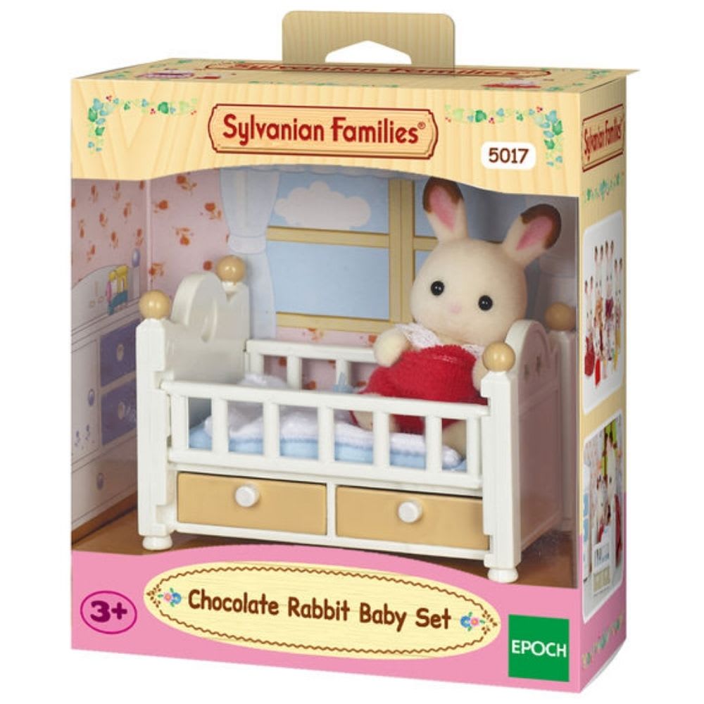 Juguete Sylvanian Ternurines Set de Cuna Conejo Chocolate 0