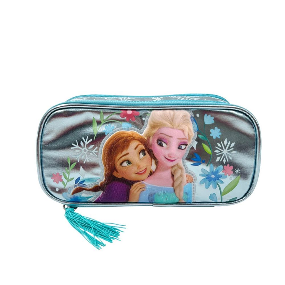 Cartuchera Escolar Frozen Celeste 0