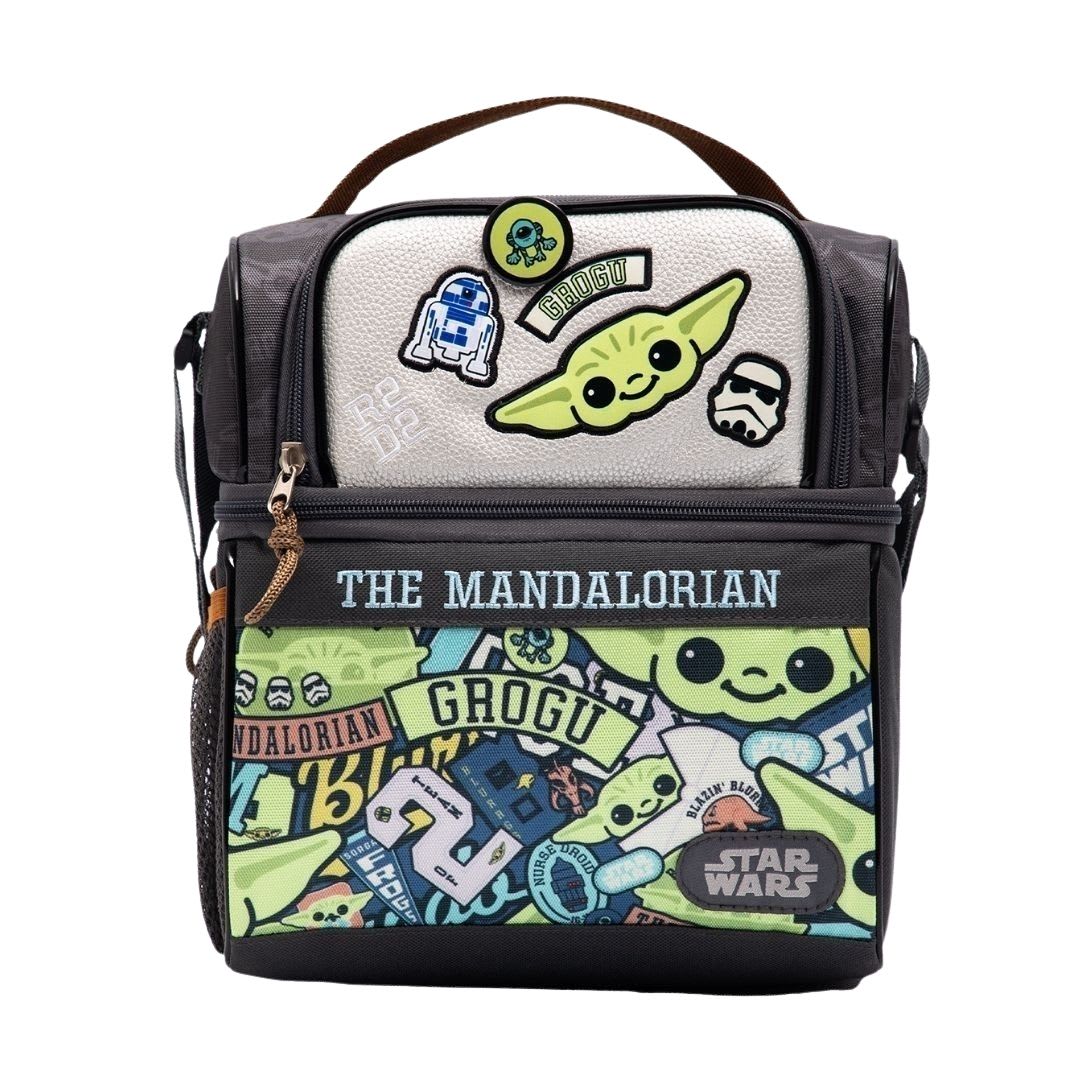 Mochila Oficio + Lonchera + Cartuchera Star Wars Baby Yoda3