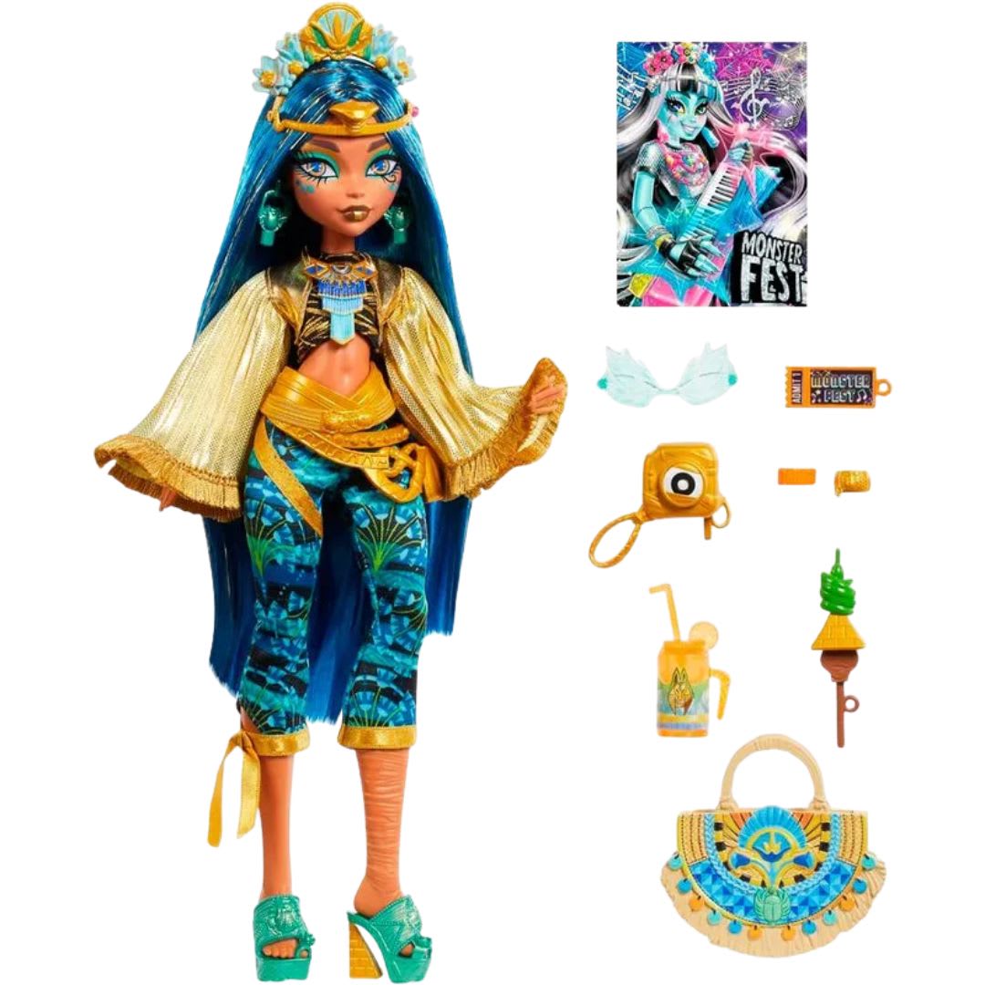 Monster High Cleo de Nile Muñeca Niña Multicolor con accesorios 0