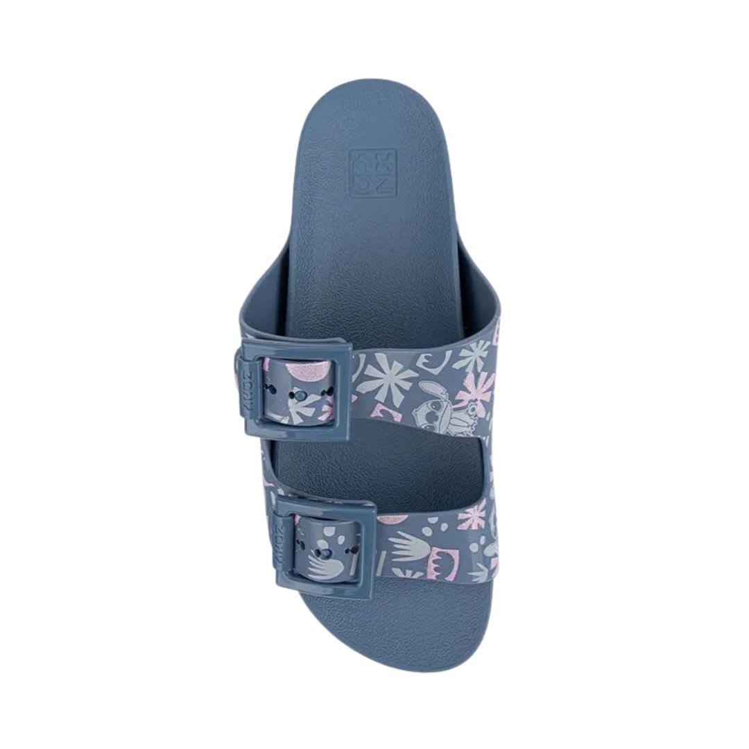 Sandalias Mujer Zaxy Stitch Celeste Vainilla4