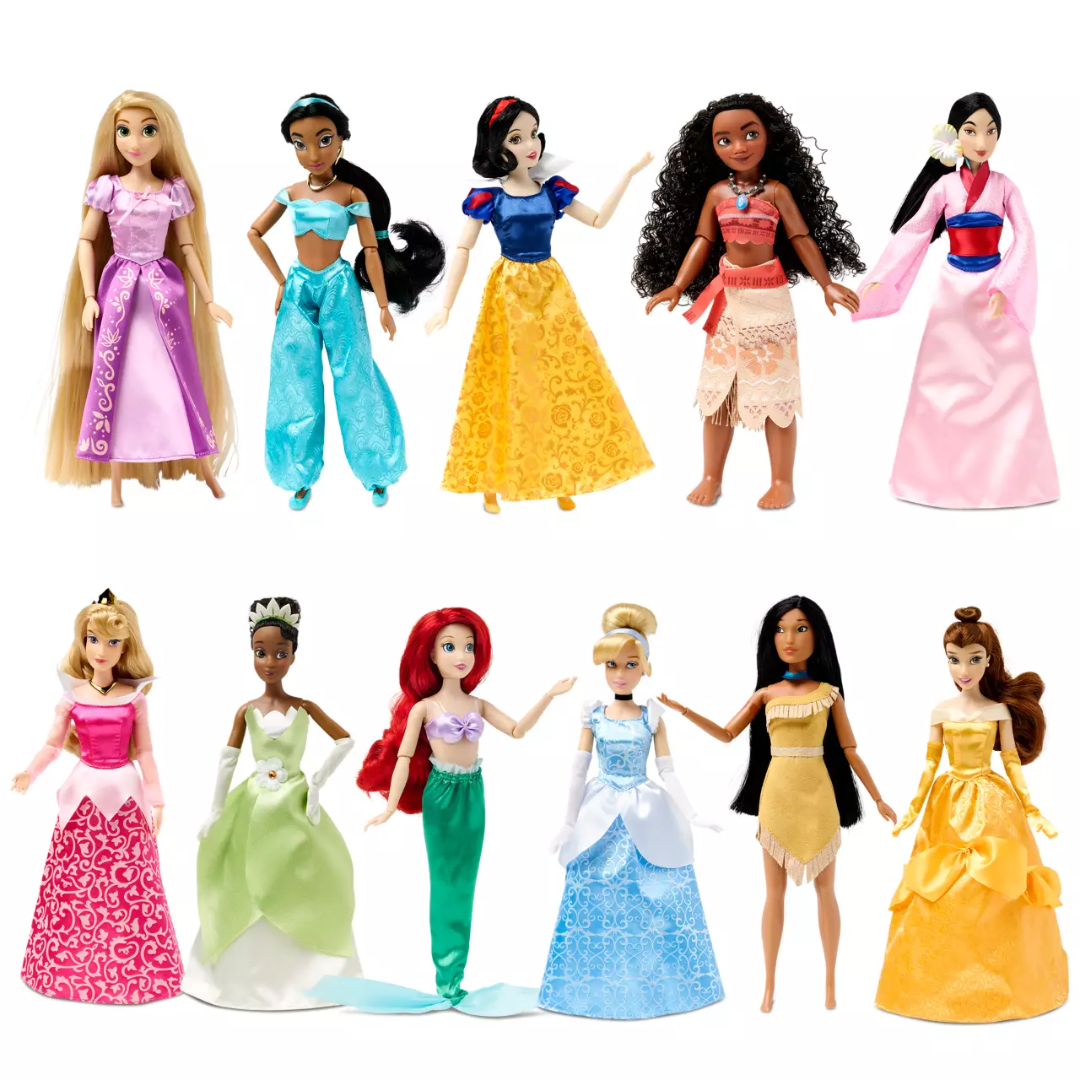 Gift Set Princesas Clásicas Disney Store 2024 x 11 unds 0
