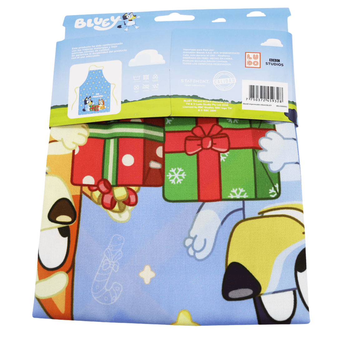 Mandil Delantal de Cocina Niño Bluey 45x55cm3