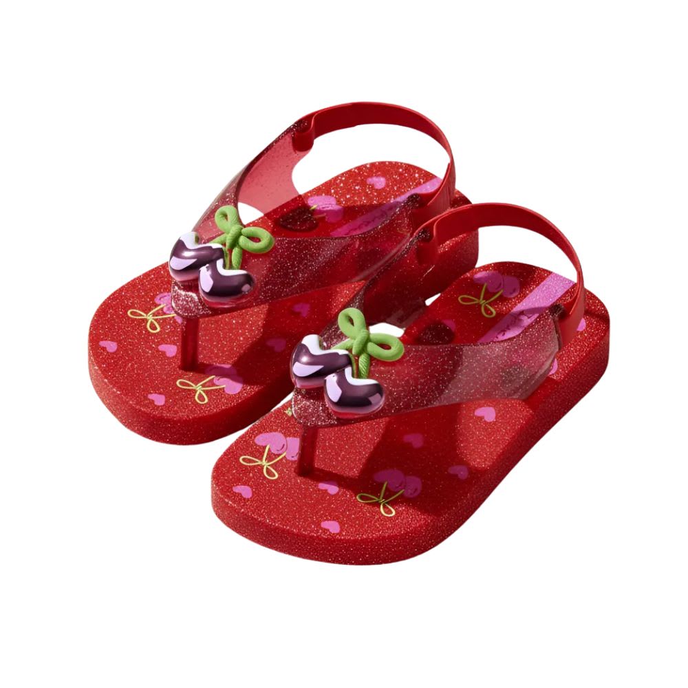 Sandalias Bebe Cereza Ipanema Rojo2