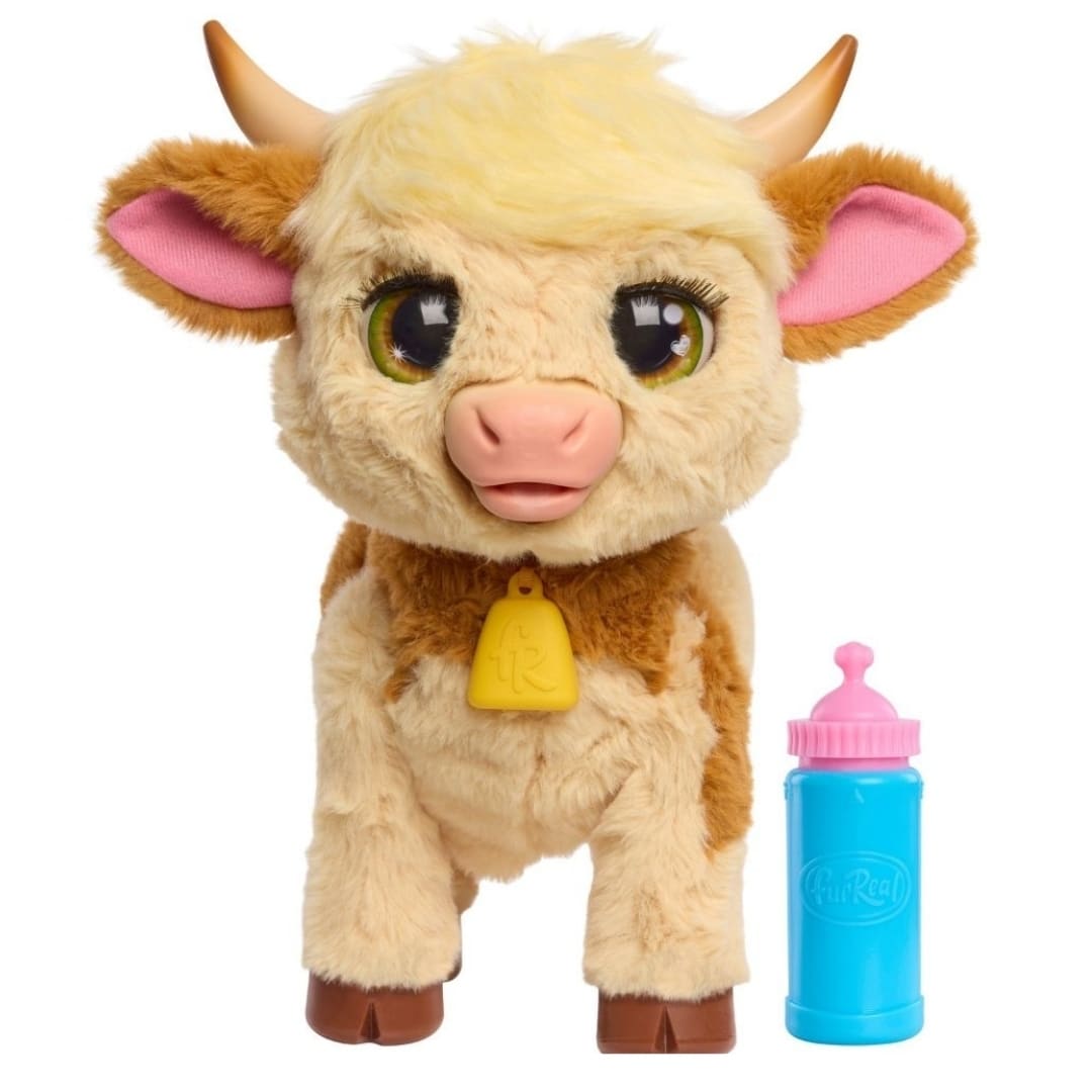 Peluche Interactivo Juguete Furreal Maggy Vaquita con sonidos y movimiento 33 cm 0