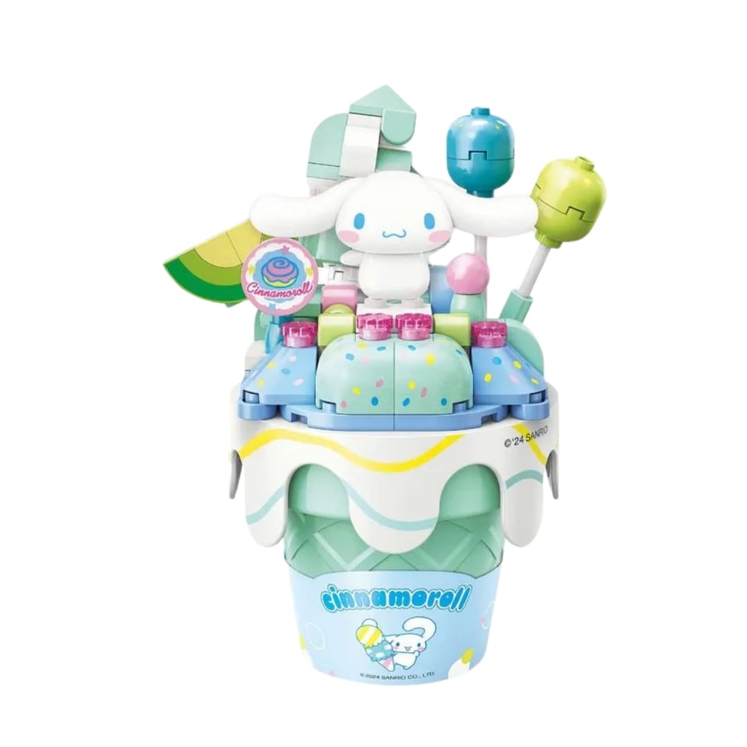 Keeppley Sanrio Cinnamoroll - Set Armable Cono Crujiente Algodón de Azúcar2
