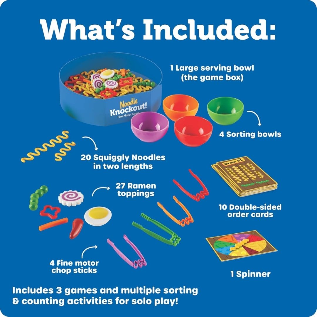 Set Didactico Motricidad Fina Pinzas Ramen Learning Resources3