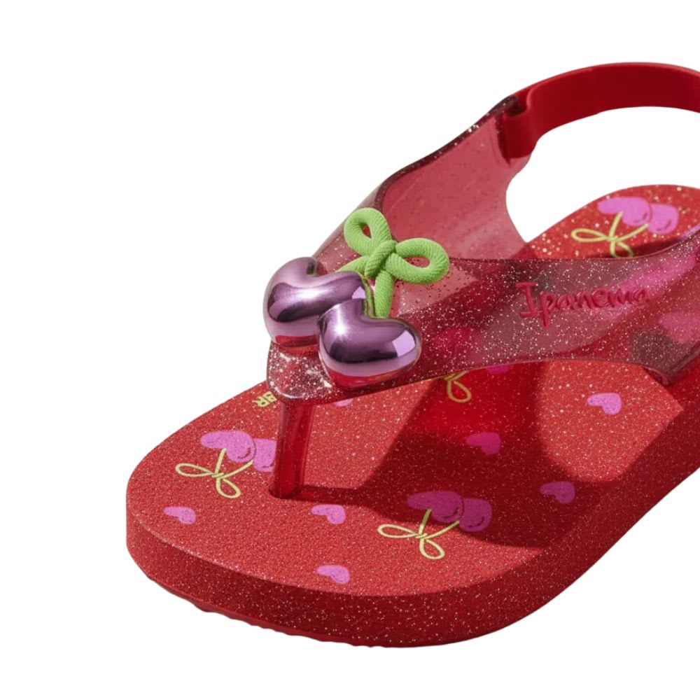 Sandalias Bebe Cereza Ipanema Rojo3