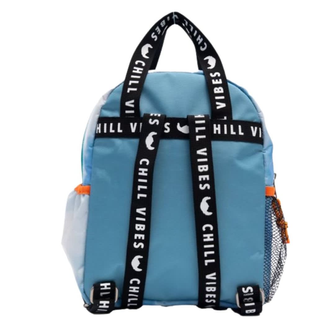 Pack Mini Mochila Stitch Celeste + Canguro Stitch Premium Disney3