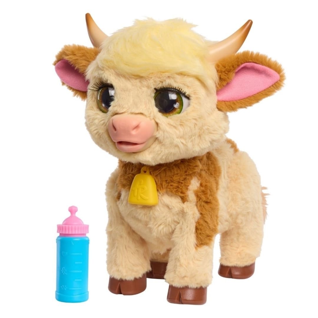 Peluche Interactivo Juguete Furreal Maggy Vaquita con sonidos y movimiento 33 cm2