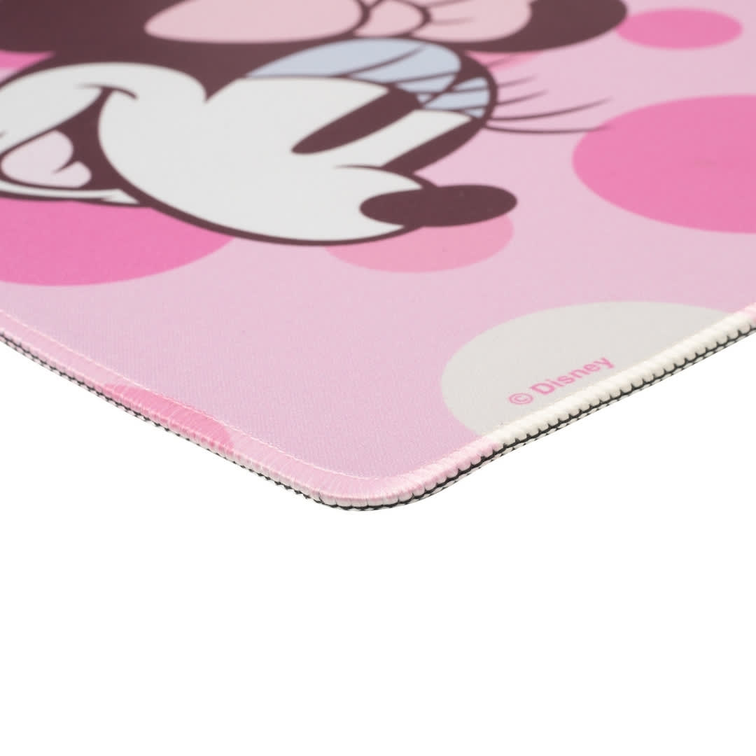 Mouse Inalambrico + Pad Desk Minnie Mouse Disney Neopreno Antideslizante 24x20 CM Rosado5