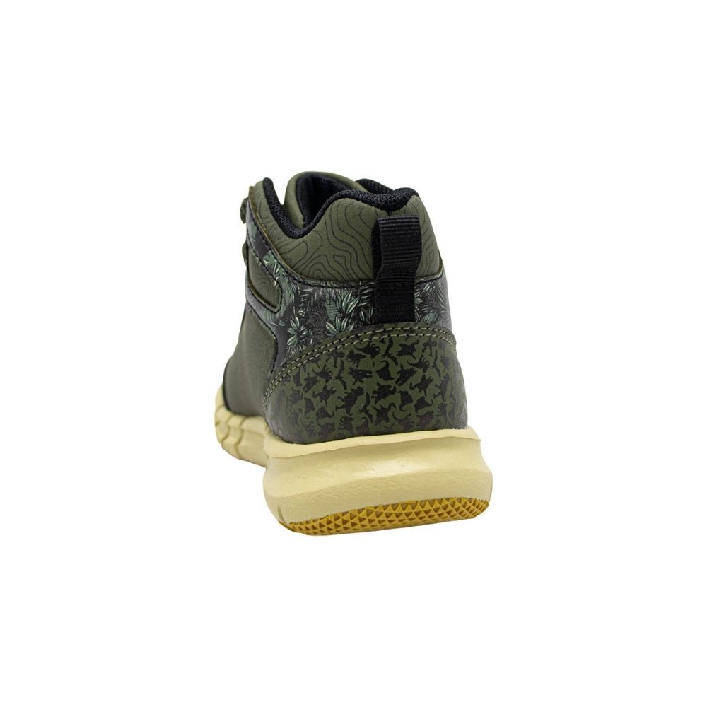 Zapatillas Botin Niño Jurassic World Dinosaurios Verde Negro3