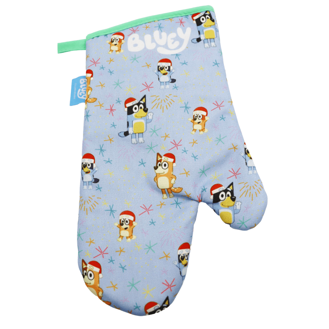 Guante y Toma Olla de Cocina Niño Bluey2