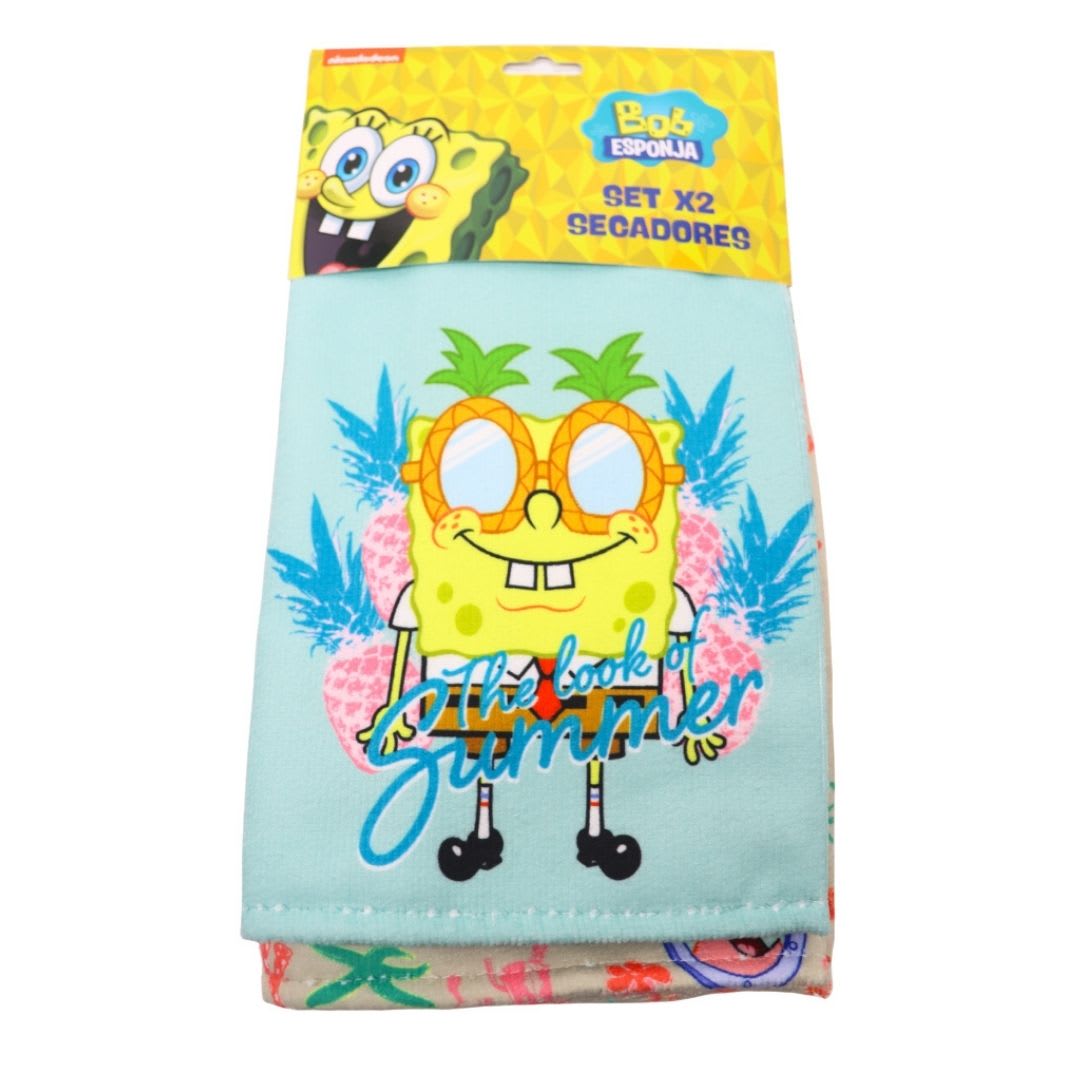 Set de Secadores x2 de Cocina Bob Esponja4
