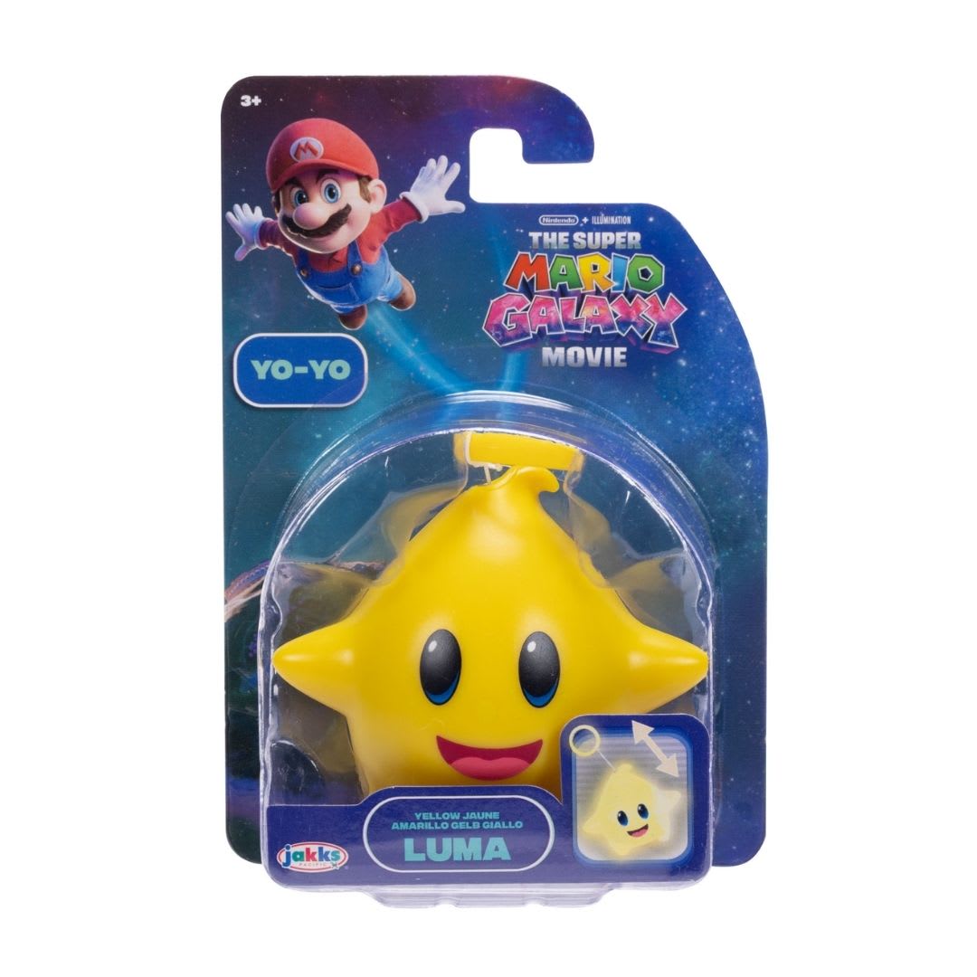 Yo Yo Que Brilla en la Oscuridad Super Mario Galaxy Amarillo Nintendo 0