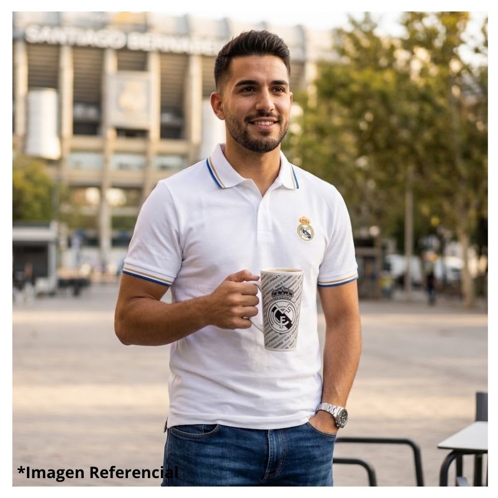 Mug Taza Alta Real Madrid Futbol Escudo 480 ML4