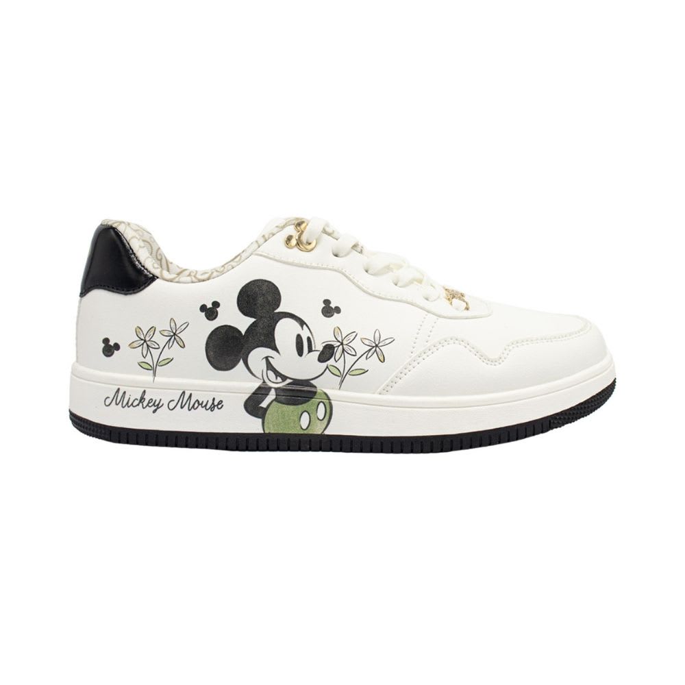 Zapatilla Mujer Casual Mickey Mouse Blanco 0