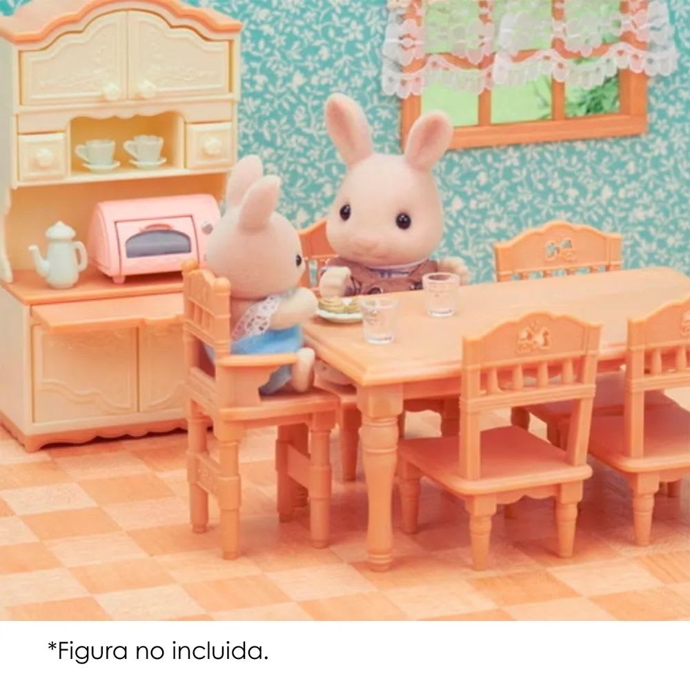 Juguete Sylvanian Ternurines Set Comedor4