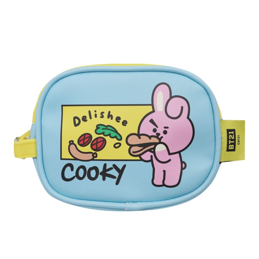 Neceser BT21 Cooky Line Friends Diseño KPop Kawaii 14x10x2.5 cm 0