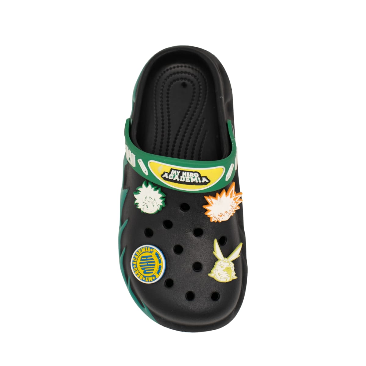 Sandalias Clog Niño Casual My Hero Academia Negro2