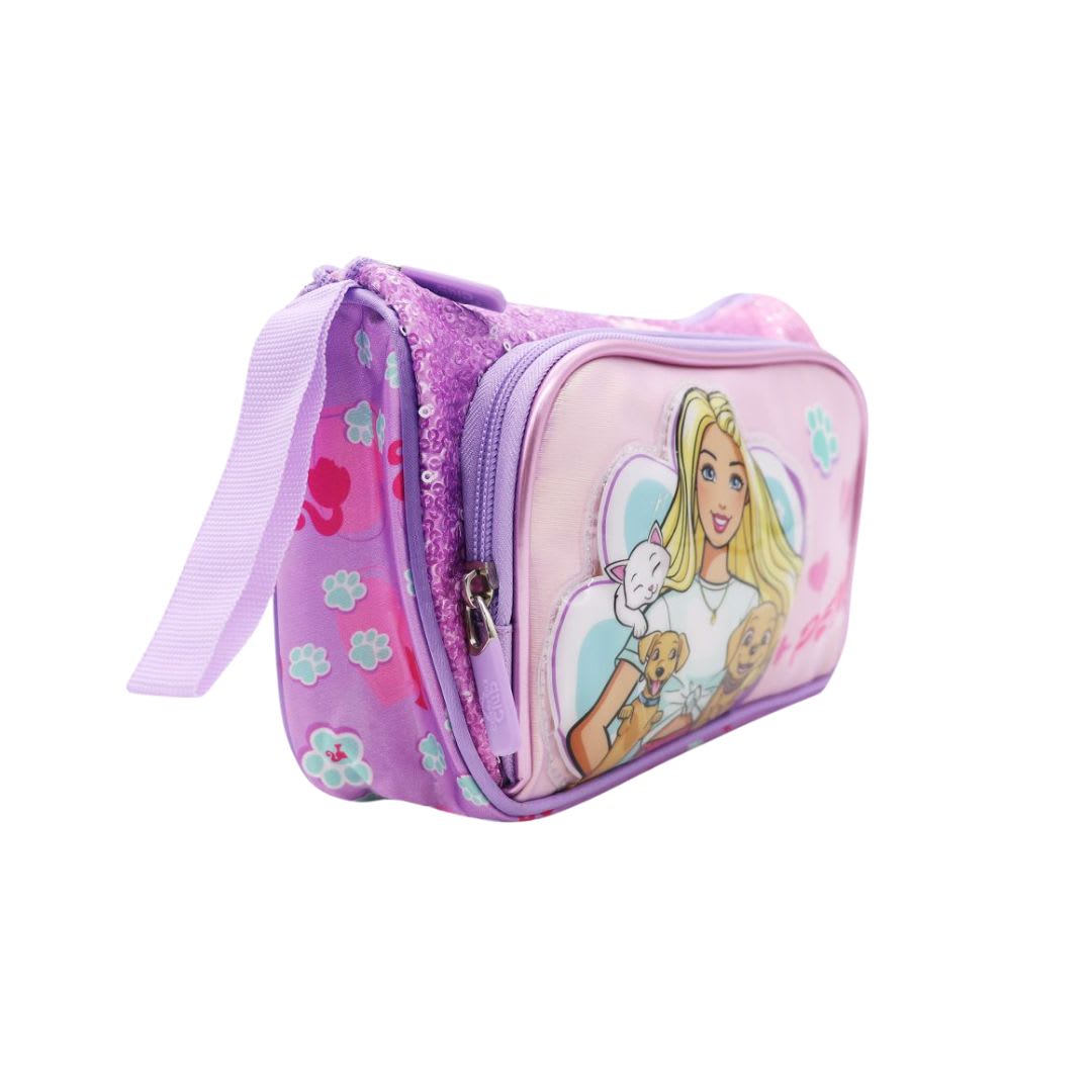 Pack Escolar Maleta Barbie Mascotas Rosado Oficio4