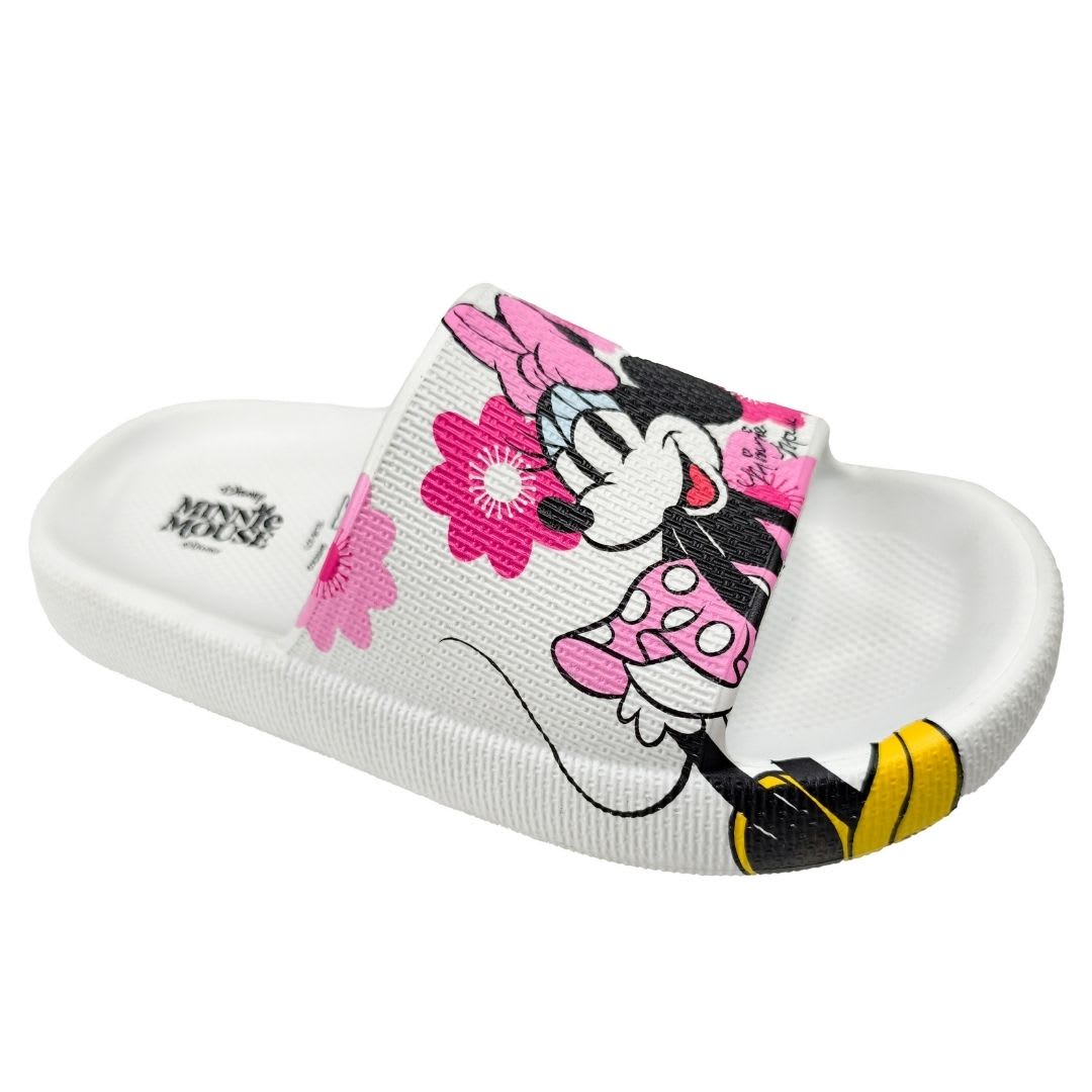Sandalias Mujer Playeras Minnie Mouse Blanco 0