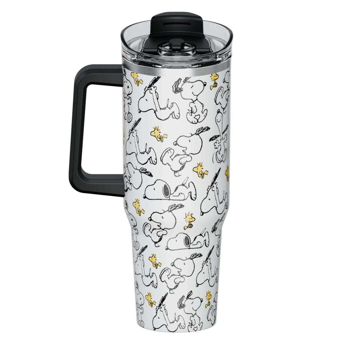 Mug termo Snoopy con asa Chibi 1200 ml blanco4