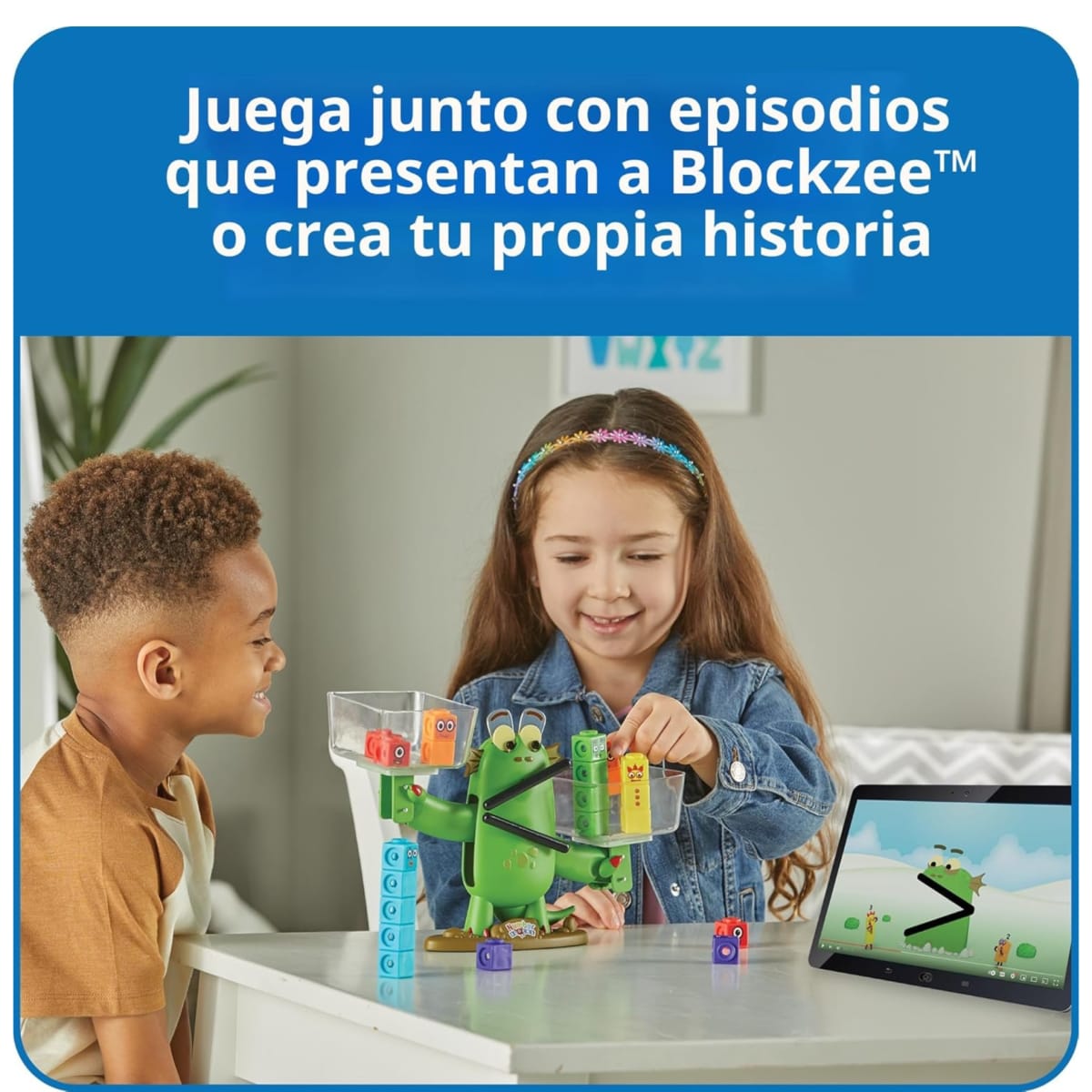 Set Balanza Number Blocks Blockzee para Aprender a Contar Juguete Educativo2