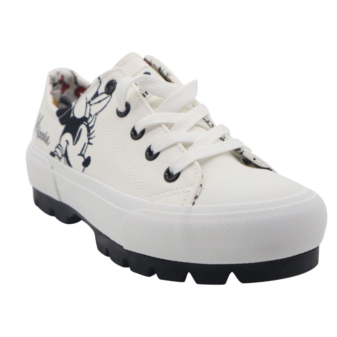 Zapatilla Urbanas Mujer Minnie Mouse Blanco3