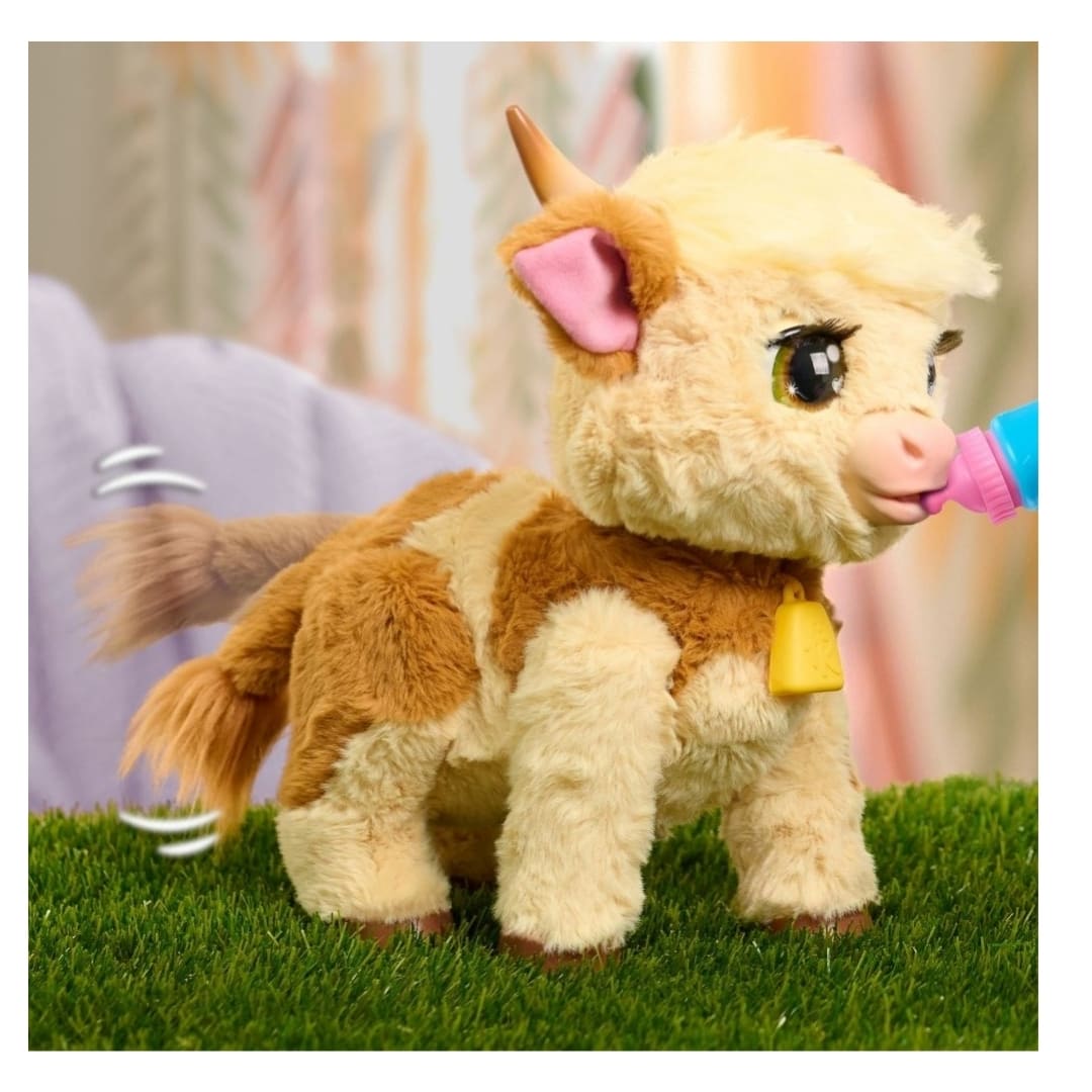 Peluche Interactivo Juguete Furreal Maggy Vaquita con sonidos y movimiento 33 cm4