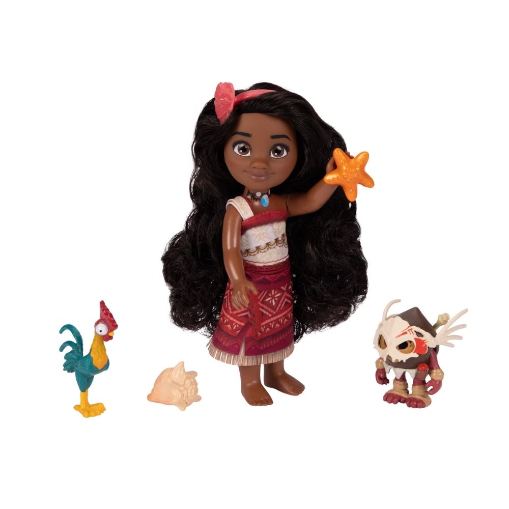 Playset Muñeca Moana 2 HeiHei y Kotu Con Accesorios2