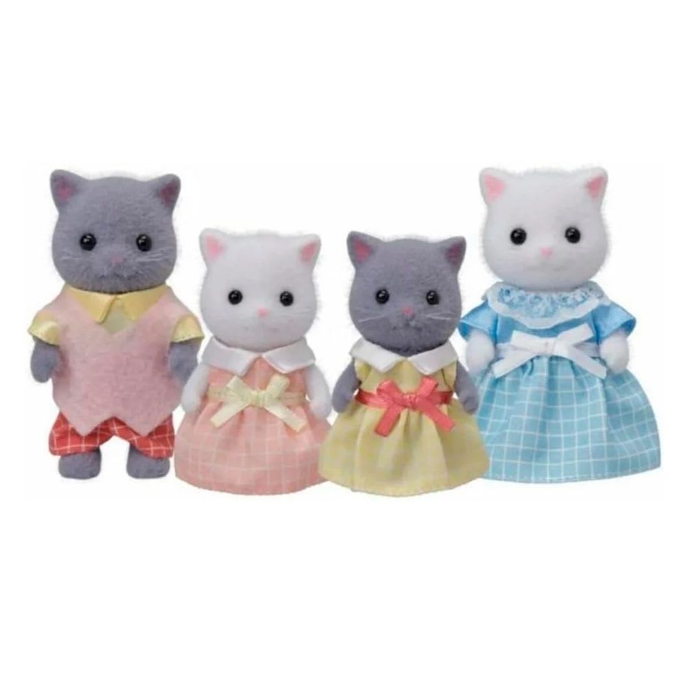 Juguete Sylvanian Ternurines Familia Gato Persa3