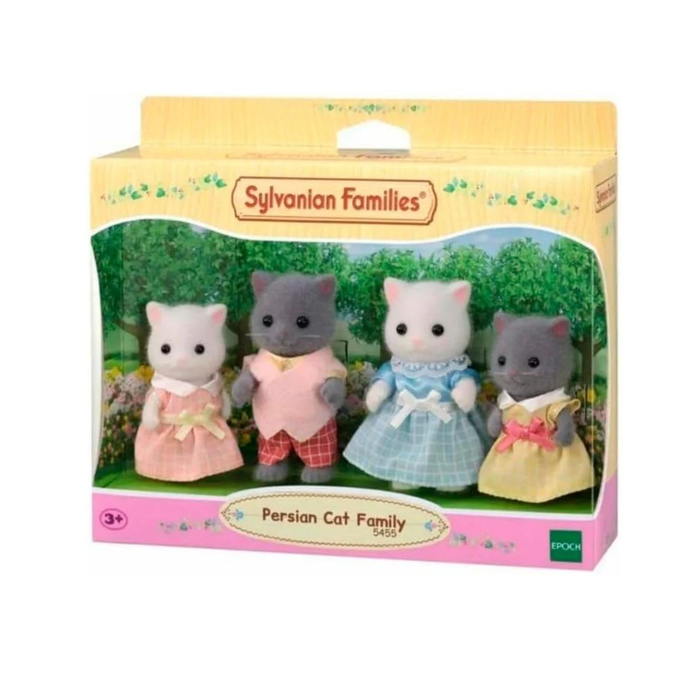 Juguete Sylvanian Ternurines Familia Gato Persa 0