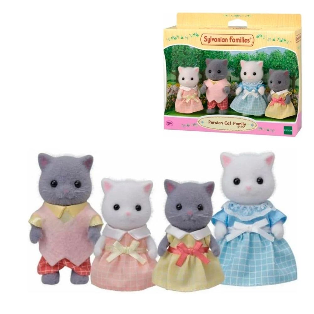 Juguete Sylvanian Ternurines Familia Gato Persa2